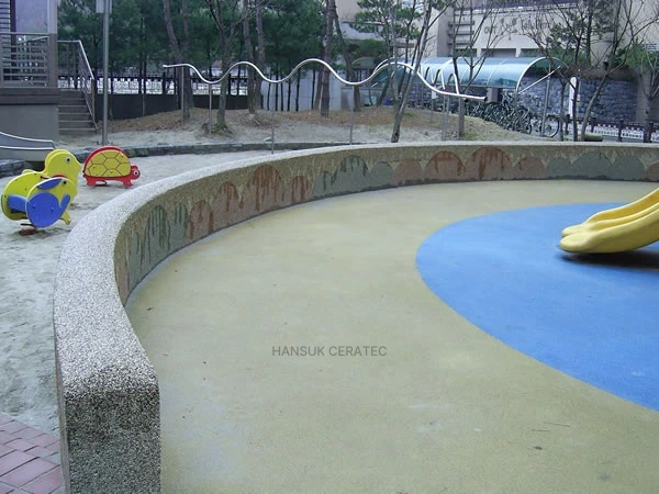 남양주 오남금호APT 스톤카펫 Natural Stone (콩자갈수지) 포장 시공 사진 3/4