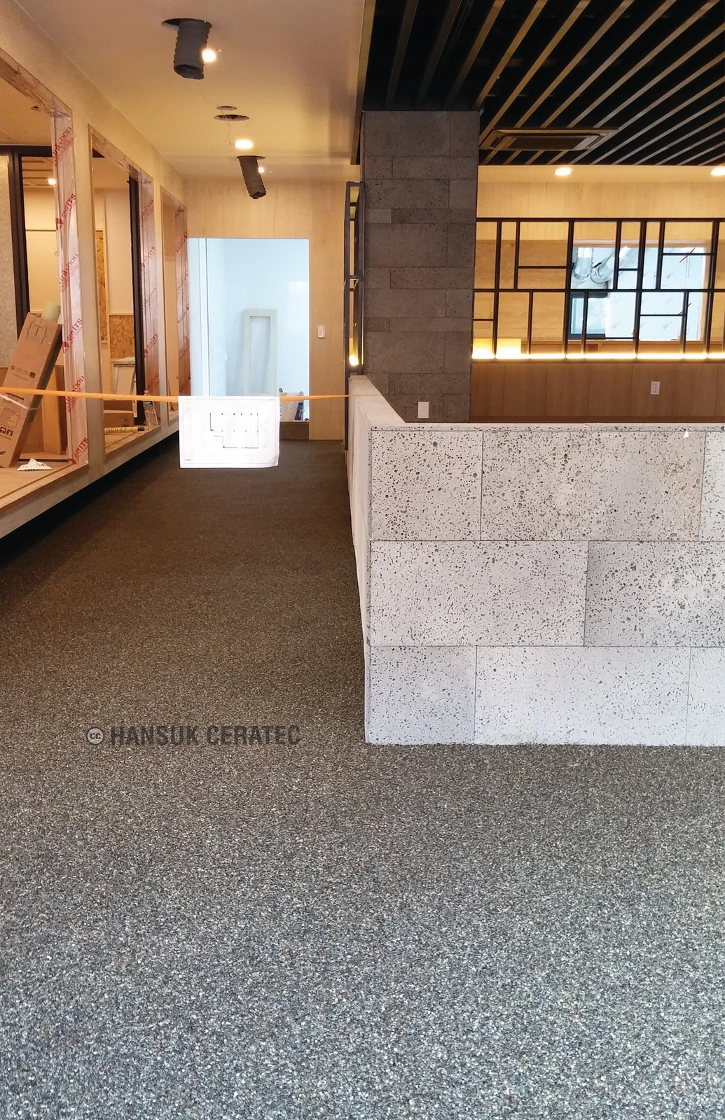 어라연 스톤카펫 Natural Stone (콩자갈수지) 포장 시공 사진 2/4