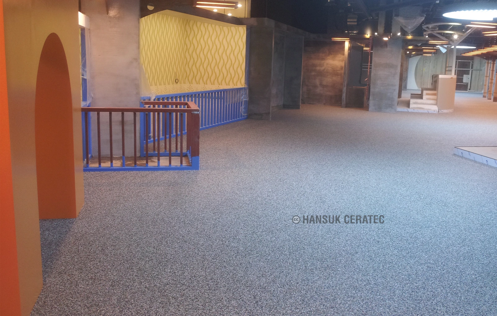 인천 국제 성모병원 스톤카펫 Natural Stone (콩자갈수지) 포장 시공 사진 3/3