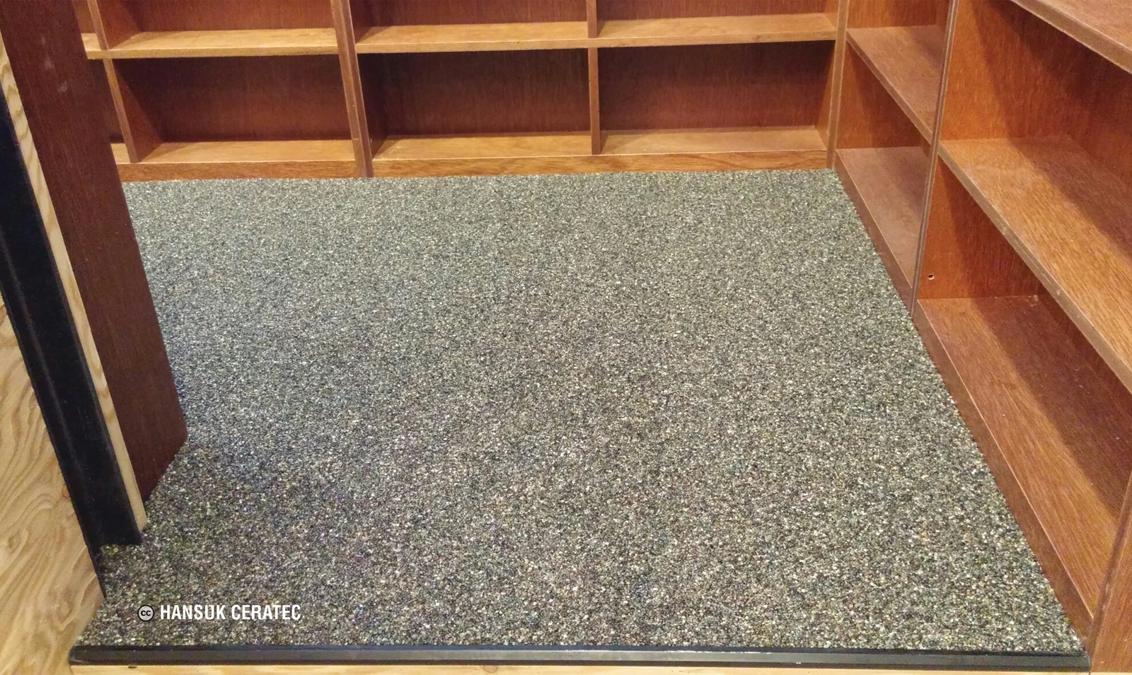 놀숲 북카페 부평점 스톤카펫 Natural Stone (콩자갈수지) 포장 시공 사진 2/3