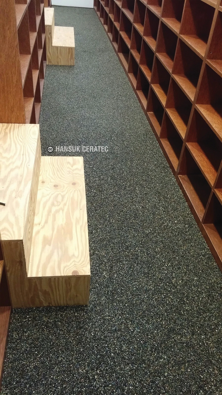 놀숲 북카페 이천점 스톤카펫 Natural Stone (콩자갈수지) 포장 시공 사진 2/2