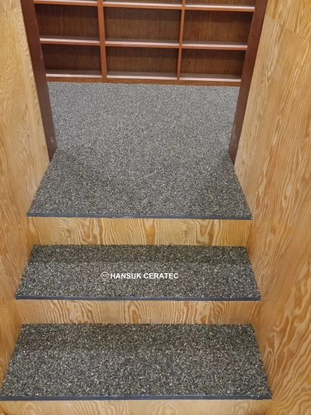 놀숲 북카페 세종점 스톤카펫 Natural Stone (콩자갈수지) 포장 시공 사진 3/3