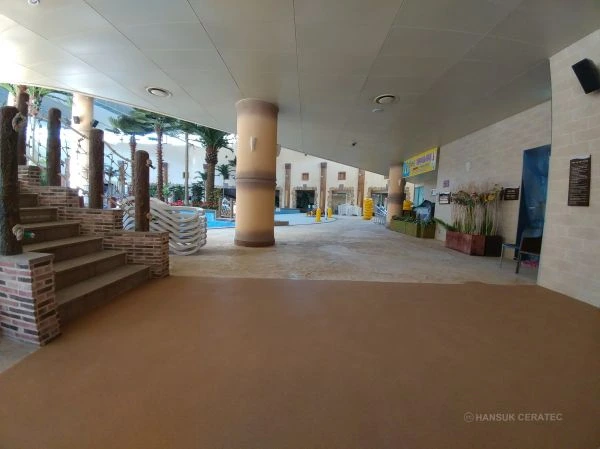 부여 롯데리조트 스톤카펫 Natural Stone (콩자갈수지) 포장 시공 사진 5/6