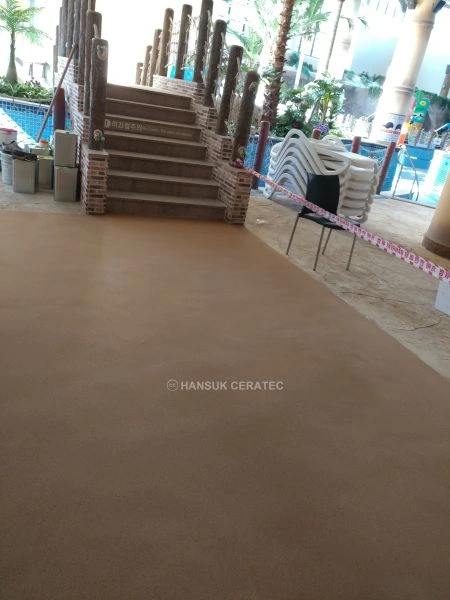 부여 롯데리조트 스톤카펫 Natural Stone (콩자갈수지) 포장 시공 사진 6/6