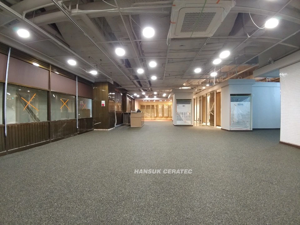 강서수협서민한우 스톤카펫 Natural Stone (콩자갈수지) 포장 시공 사진 3/3