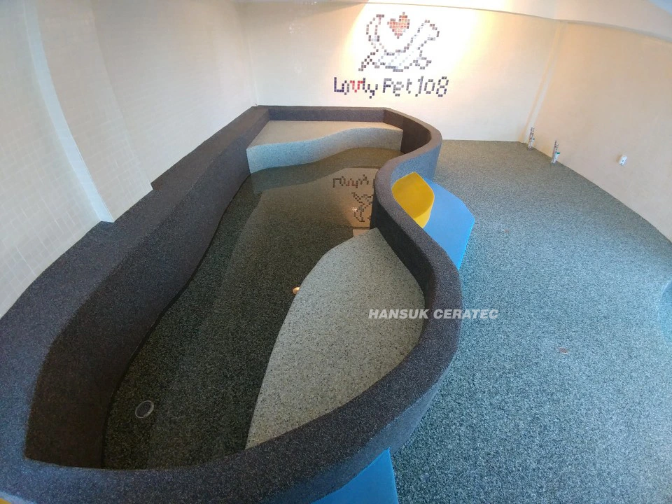 선재도팬션 스톤카펫 Natural Stone (콩자갈수지) 포장 시공 사진 6/8
