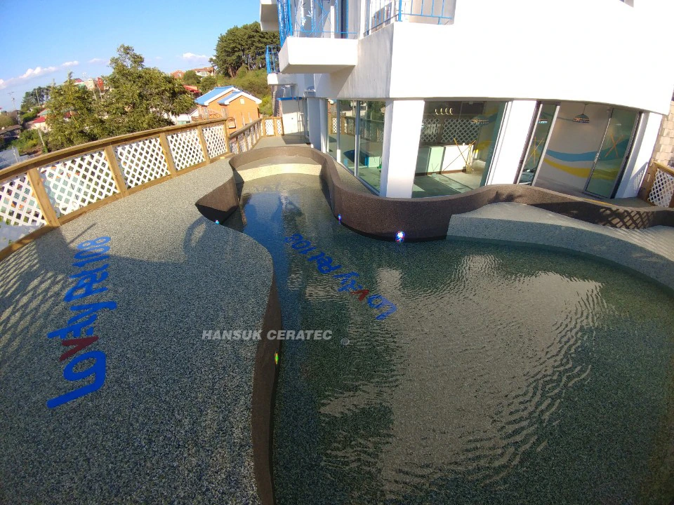 선재도팬션 스톤카펫 Natural Stone (콩자갈수지) 포장 시공 사진 7/8