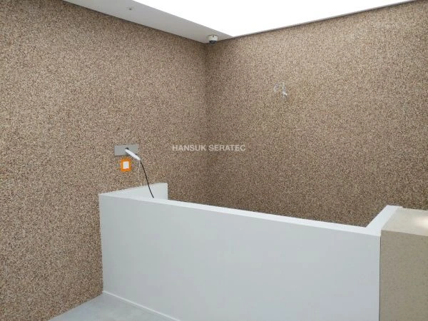 대구병원현장 스톤카펫 Natural Stone (콩자갈수지) 포장 시공 사진 2/2