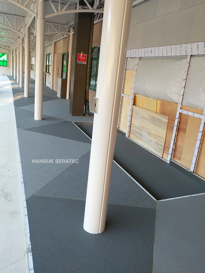 포항 그린골프연습장 스톤카펫 Natural Stone (콩자갈수지) 포장 시공 사진 6/7