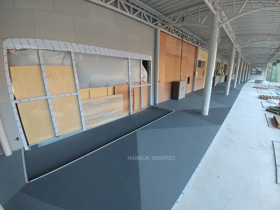 포항 그린골프연습장 스톤카펫 Natural Stone (콩자갈수지) 포장 시공 사진 7/7