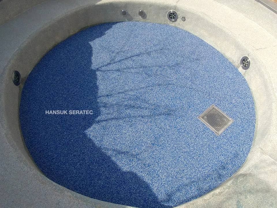 속초 한화리조트 스톤카펫 Natural Stone (콩자갈수지) 포장 시공 사진 3/6
