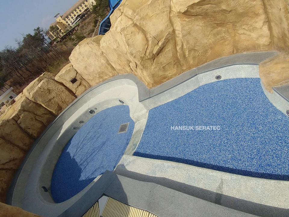 속초 한화리조트 스톤카펫 Natural Stone (콩자갈수지) 포장 시공 사진 6/6