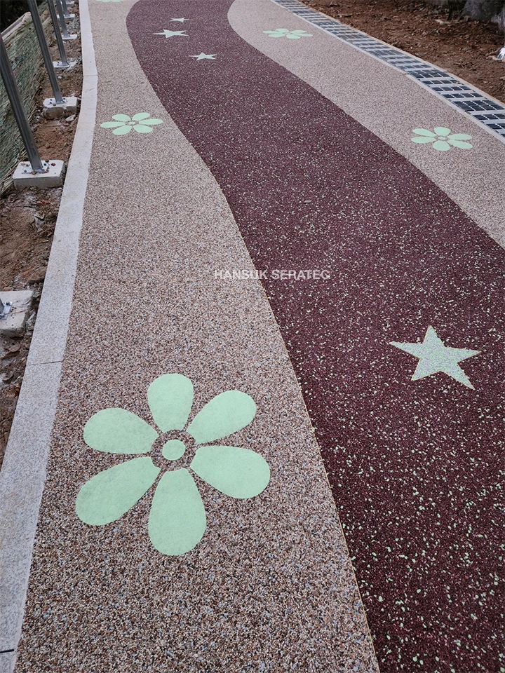 해남 땅끝마을 전망대 스톤카펫 Natural Stone (콩자갈수지) 포장 시공 사진 8/12