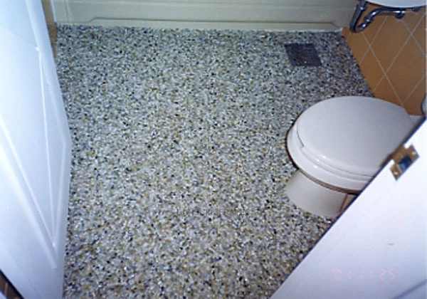 실내인테리어 칼라스톤 포장 모음 2 스톤카펫 Natural Stone (콩자갈수지) 포장 시공 사진 2/12