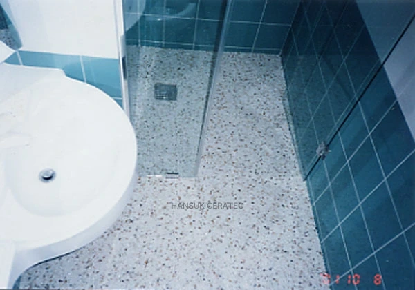 실내인테리어 칼라스톤 포장 모음 2 스톤카펫 Natural Stone (콩자갈수지) 포장 시공 사진 10/12