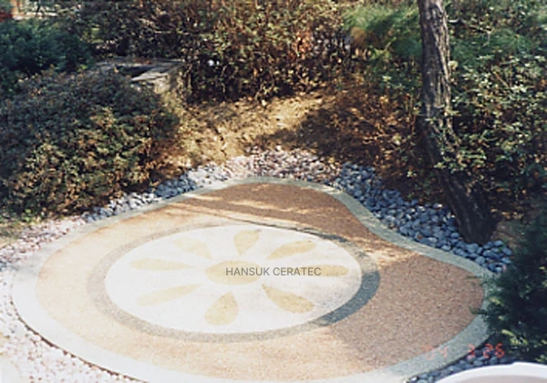 서초동 개인주택 포장공사 스톤카펫 Natural Stone (콩자갈수지) 포장 시공 사진 2/3